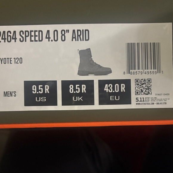 5.11 Tactical Men's Arid Boots - Picture 1 of 5
